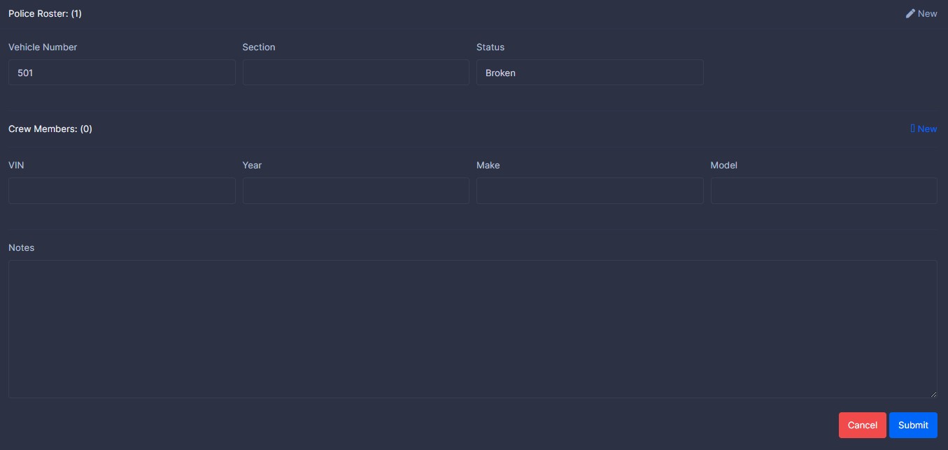 Towncontrol vehicle roster docfx website